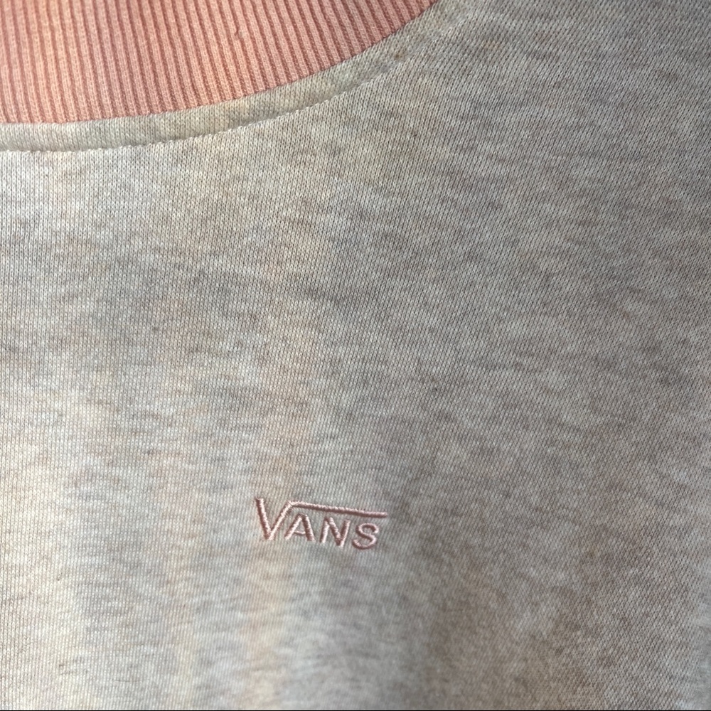 Vans Cinch Waist Crewneck Fleece Lined Sweater - Picture 4 of 8